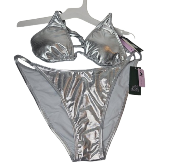 Wild Fable Bikini Set Cheeky Top And Buttom Womens  Sweetheart Cute Swimcore XL - Picture 1 of 13